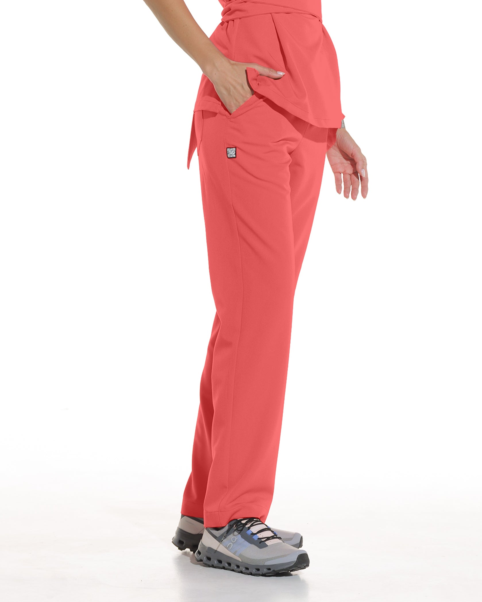 LINEA Plum Scrub Pants - Image 4