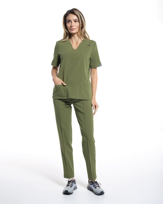 NORMA olive medical trousers