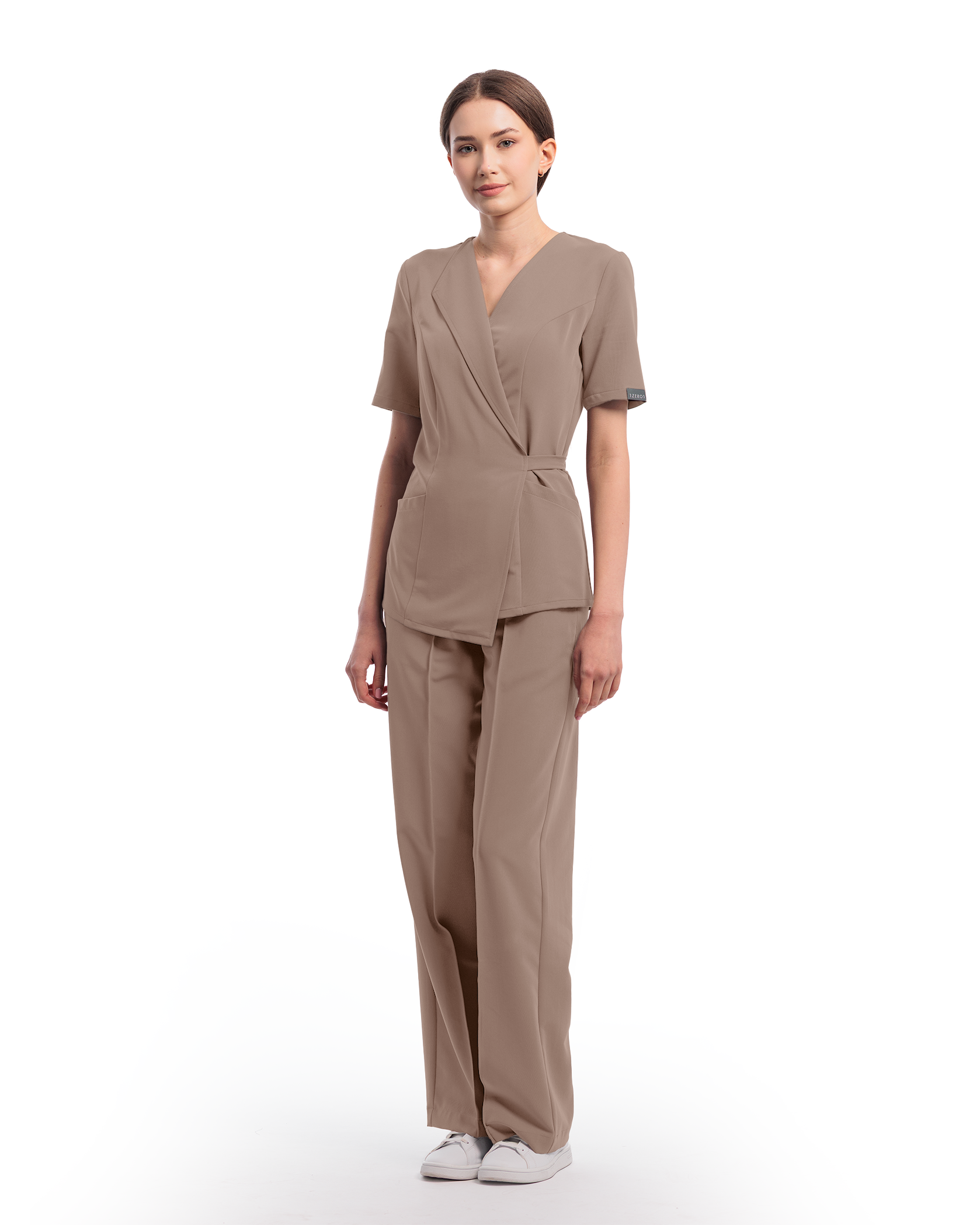 PALAZZO Cappuccino Scrub Pants - Image 3