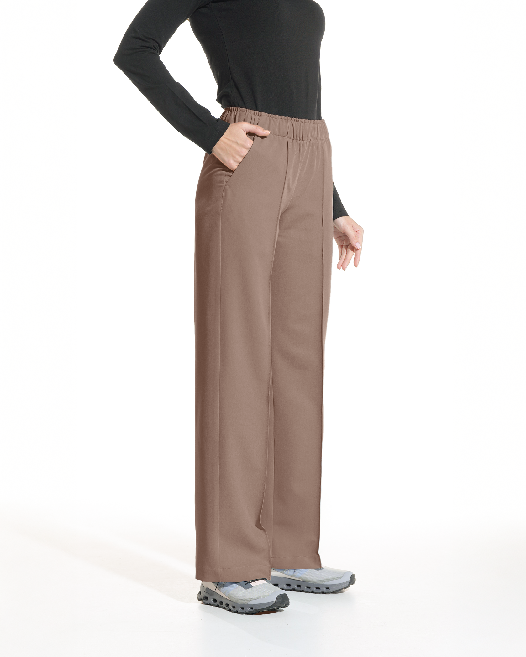 PALAZZO Cappuccino Scrub Pants - Image 4