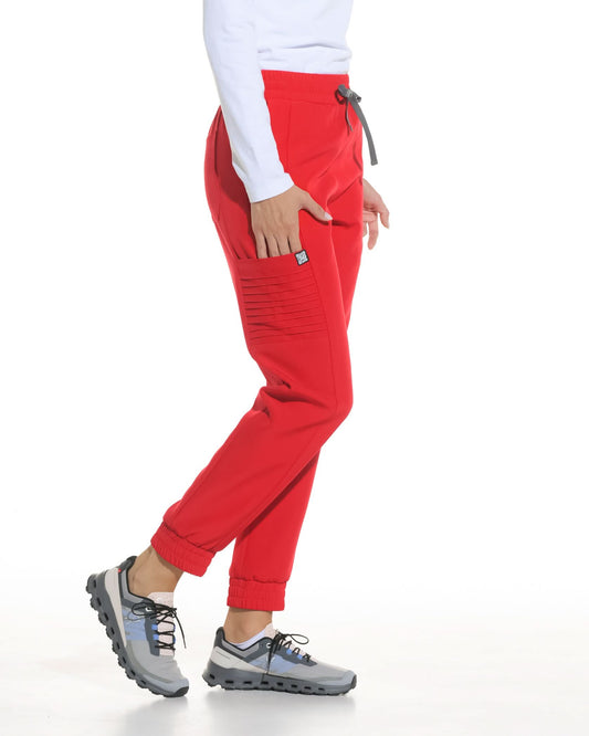 Pantaloni medicali dama UTILITY rosu