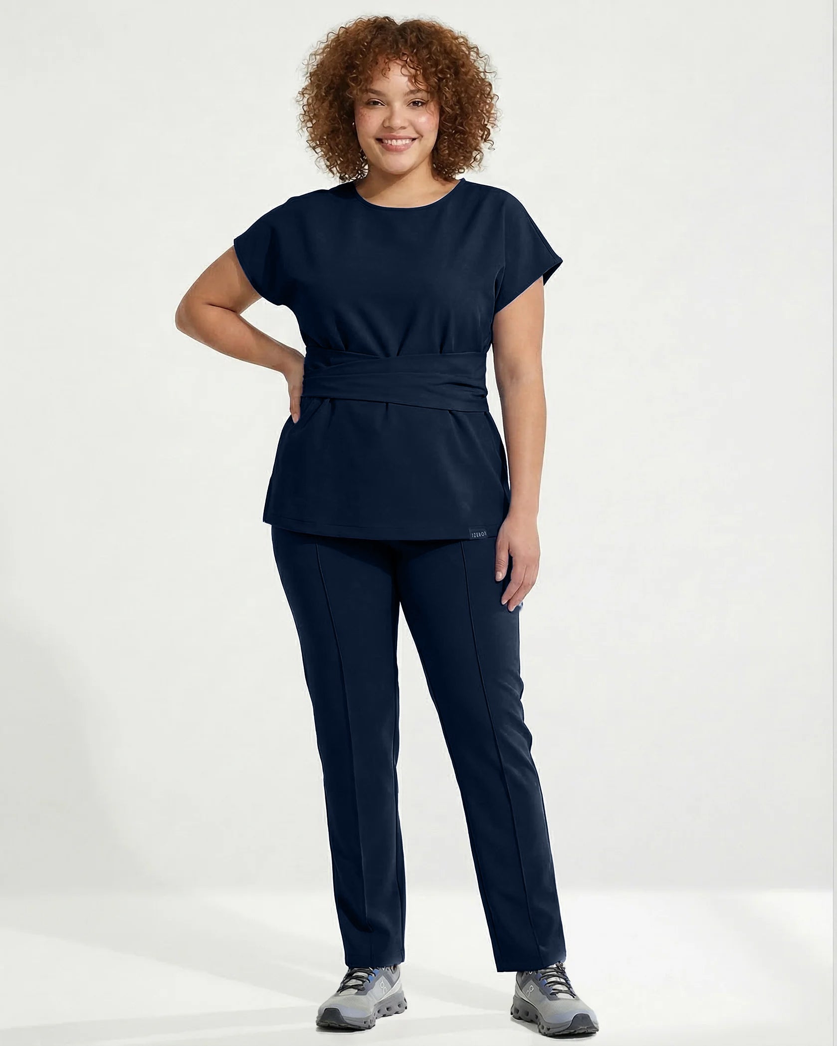 CELESTE navy medical top - Image 6