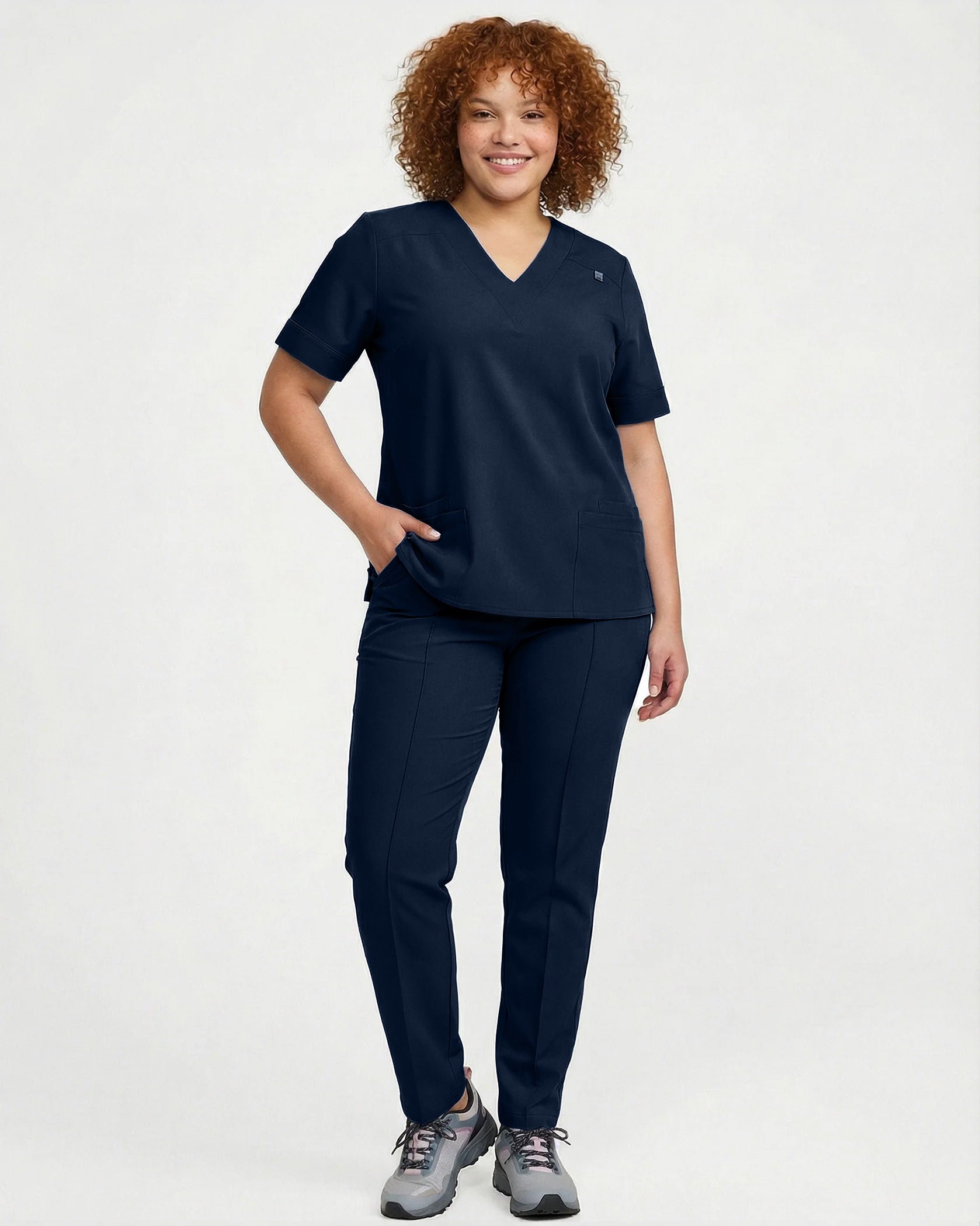 VERSO Medical Blouse navy - Image 6