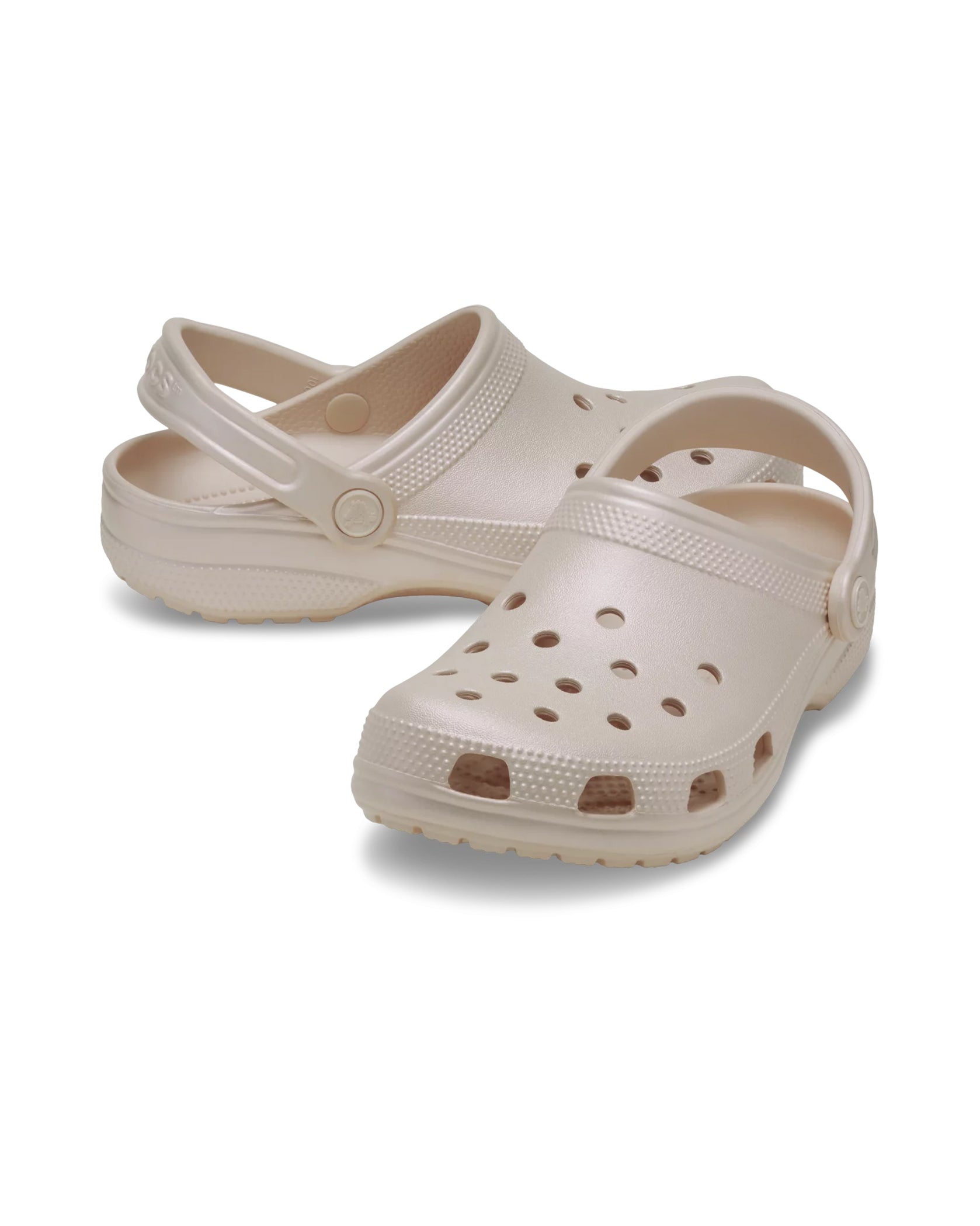 CROCS Classic Platform Bone Clogs - Detail Nahaufnahme