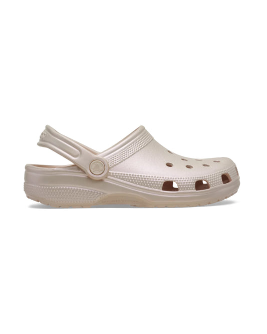 CROCS Classic Platform Bone Clogs