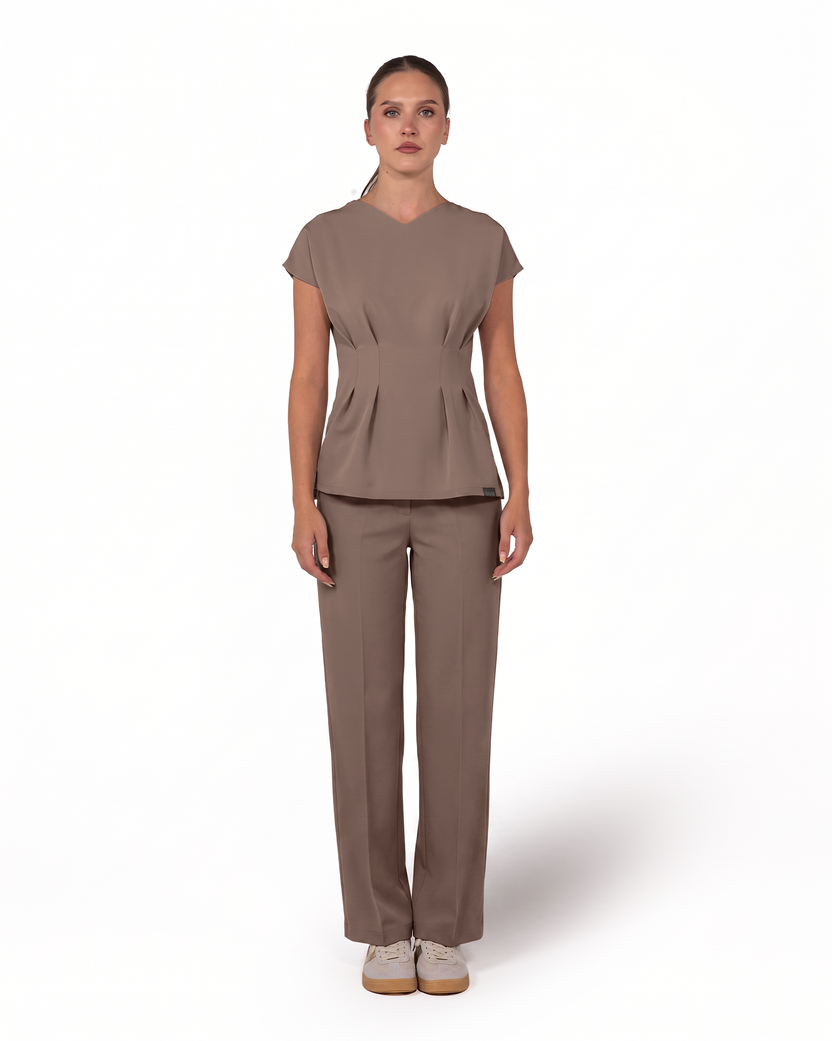 ANORA medizinische Bluse Cappuccino - Bild 4