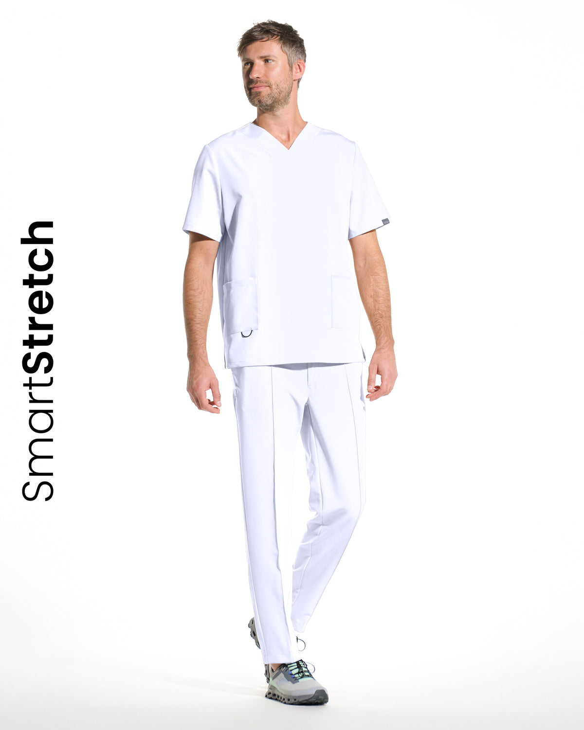 RAND bluza medicala alb opac