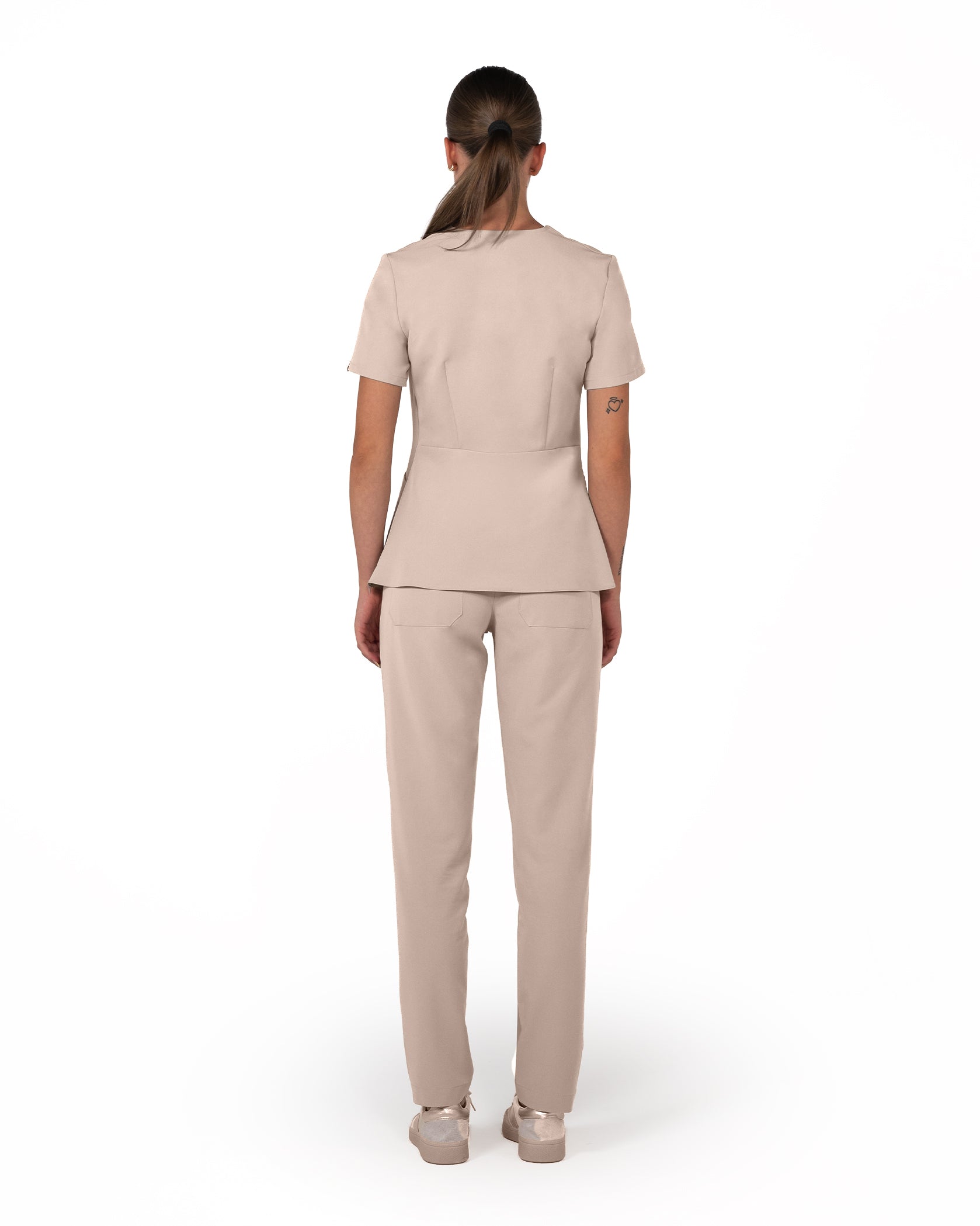 OPAL Latte Scrub Top - Image 5
