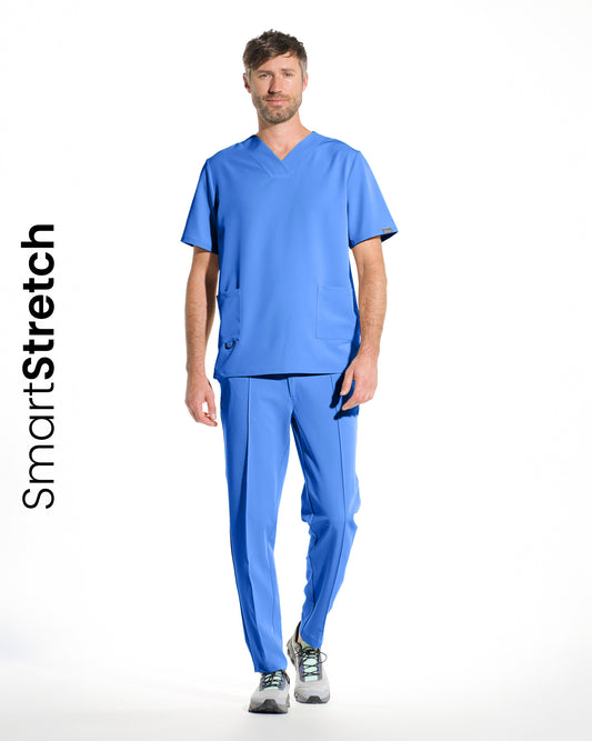 NORM pantaloni medicali barbati ciel