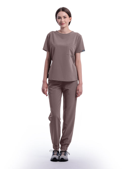 Bluza medicala FLOW mocha
