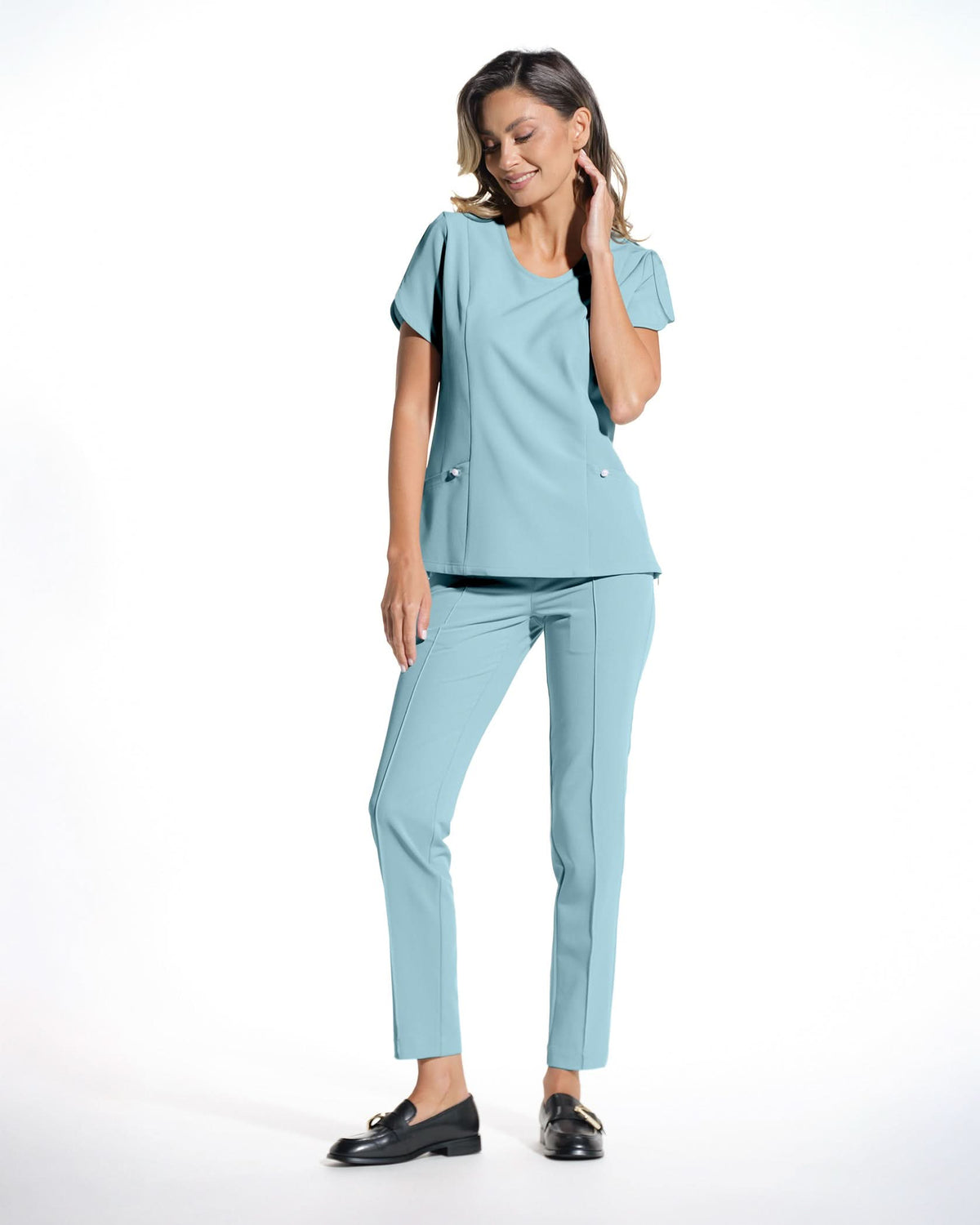 Medizinische Bluse PERLA Latte