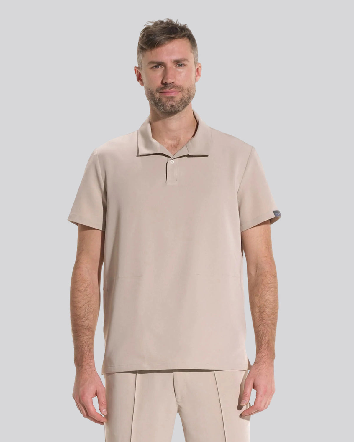 COS Latte Scrub Top