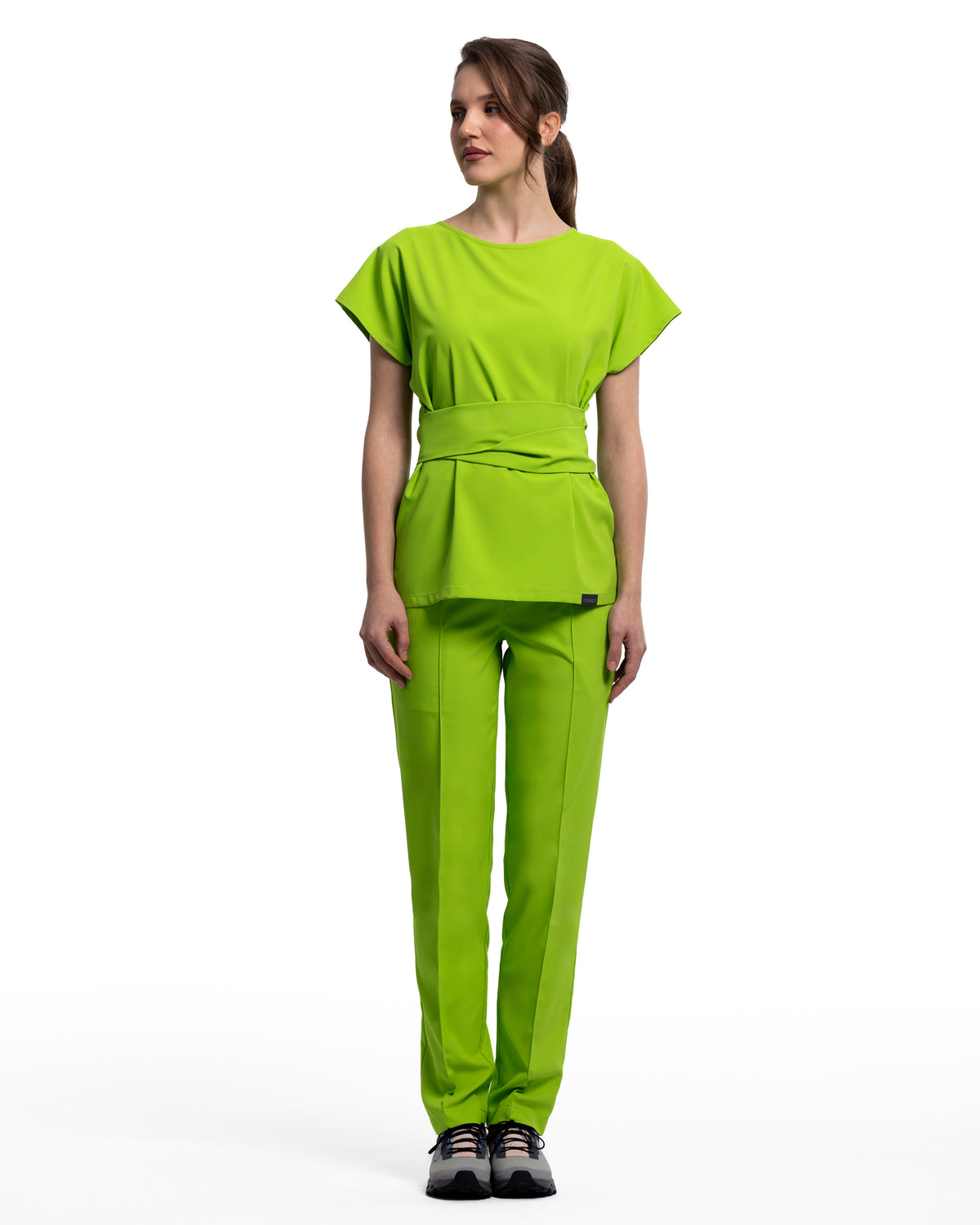 CELESTE Kiwi Scrub Top