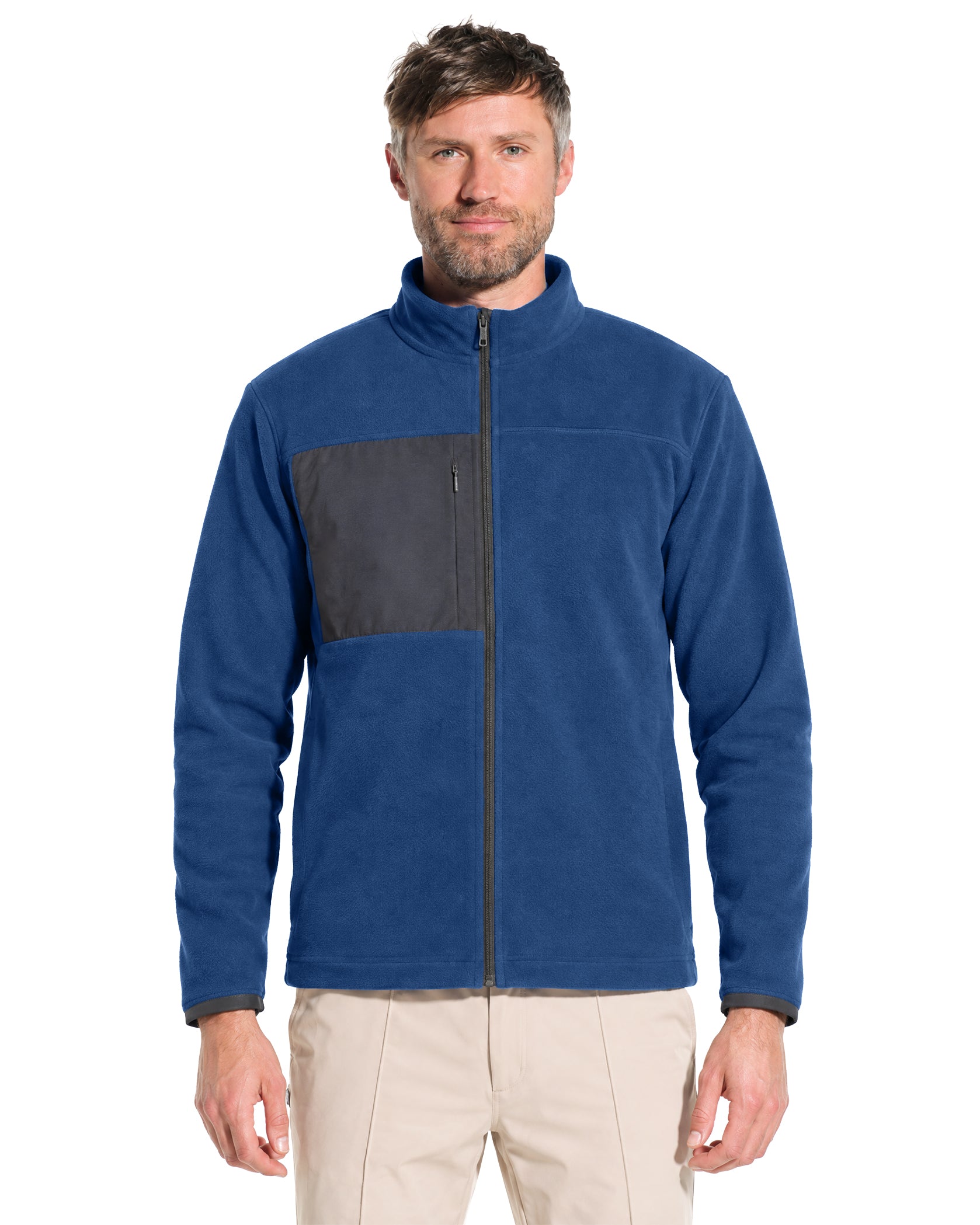 Jacheta medicala barbati CLOUD navy - Front view