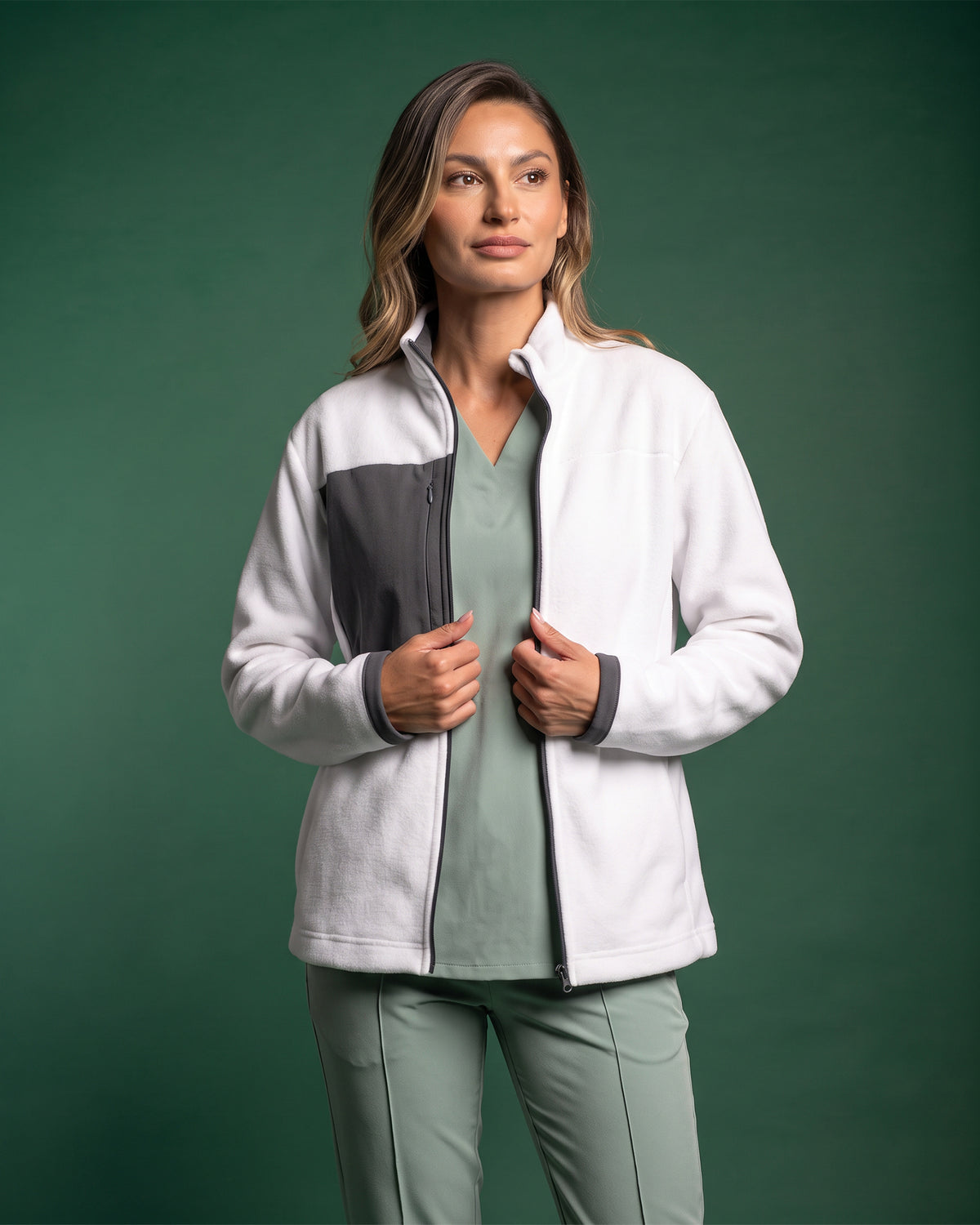 CLOUD White Medical Jacket