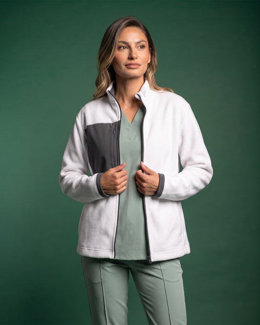 CLOUD Weiß Medizinjacke
