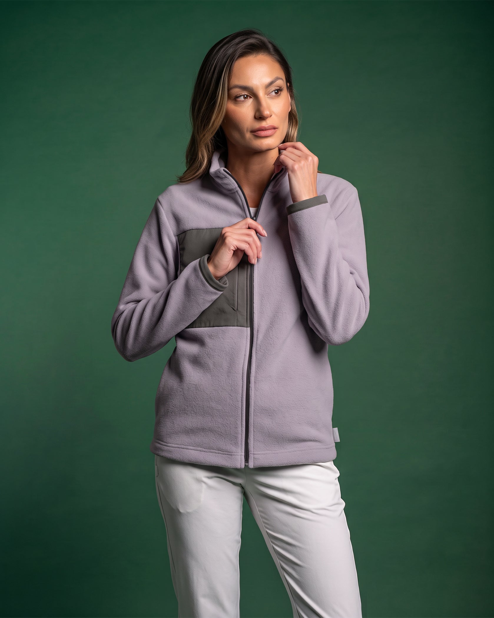 Damen-Medizinjacke CLOUD Lila - Vorderansicht