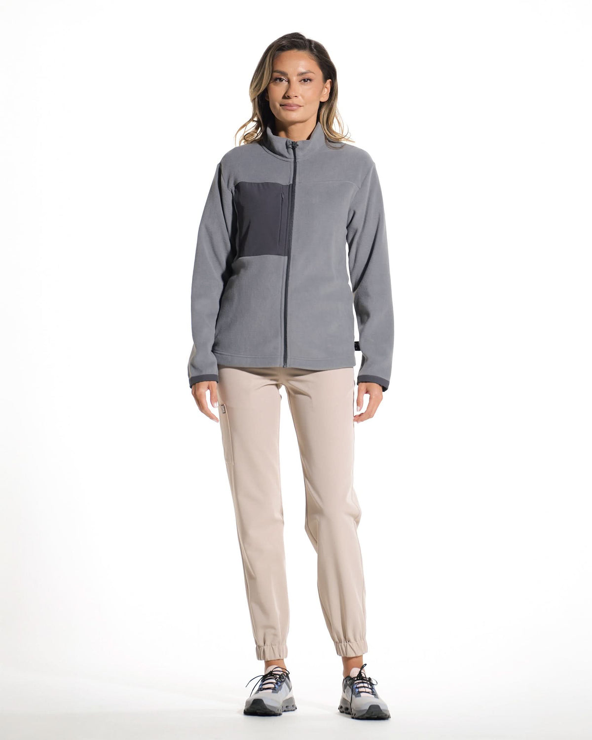 Jacheta medicala dama CLOUD gri