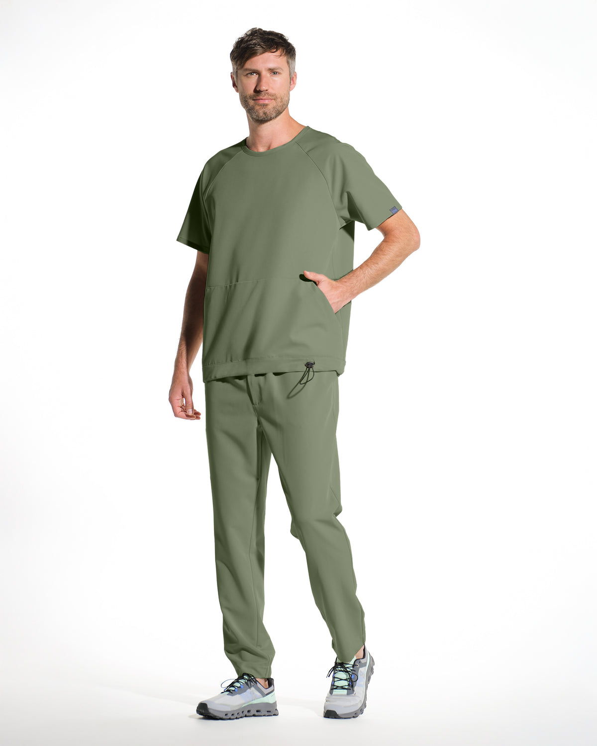 Bluza medicala barbati EVER olive