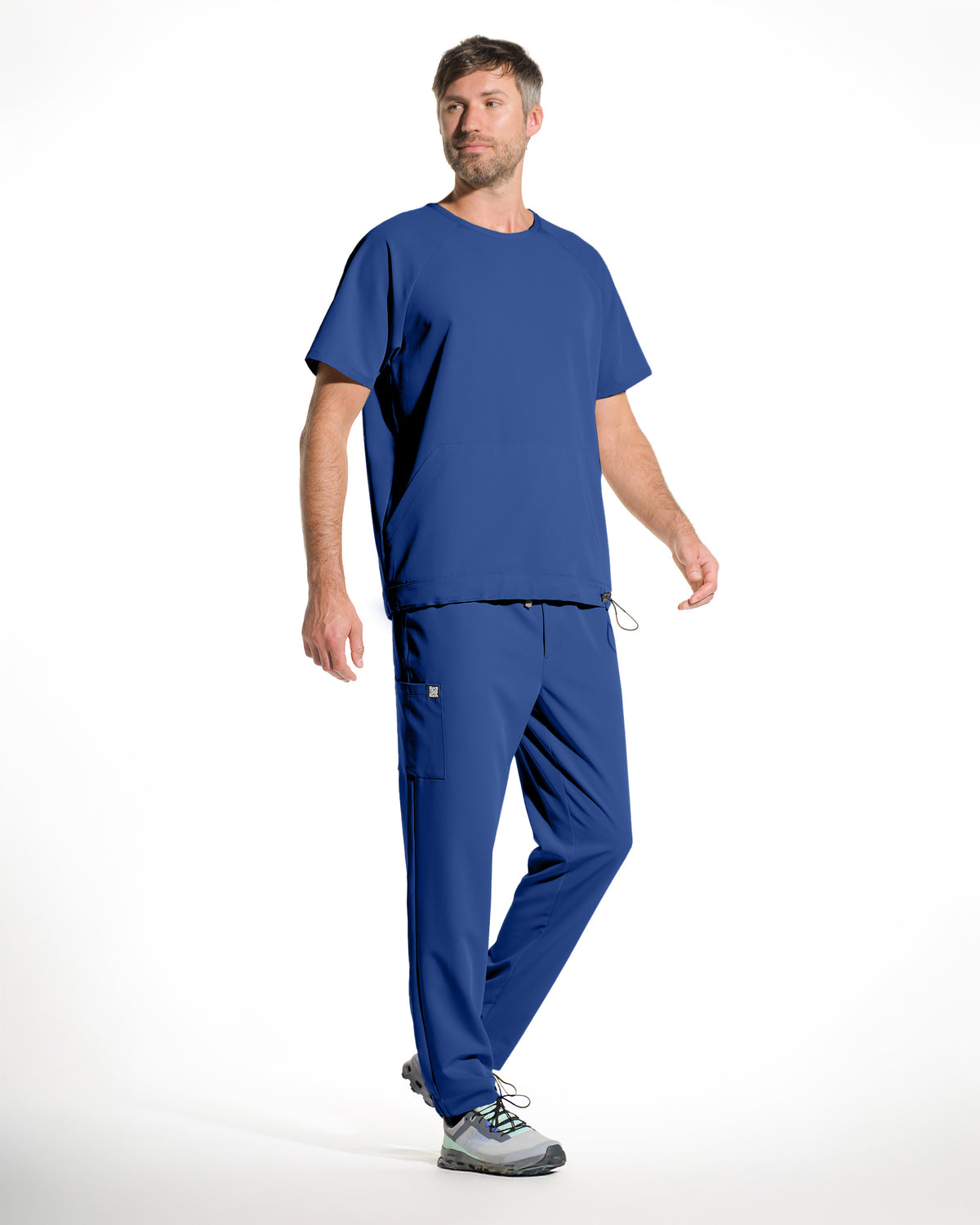 Pantaloni medicali barbati FORM royal blue