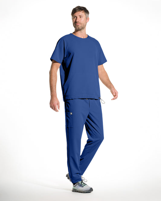 Pantaloni medicali barbati FORM royal blue