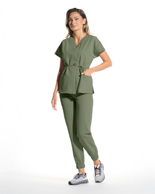 Pantaloni medicali FLEX olive