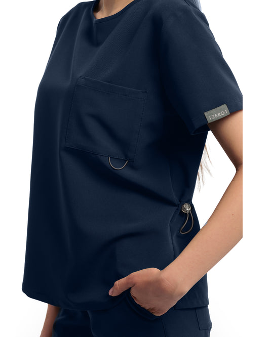 FLOW navy medical top
