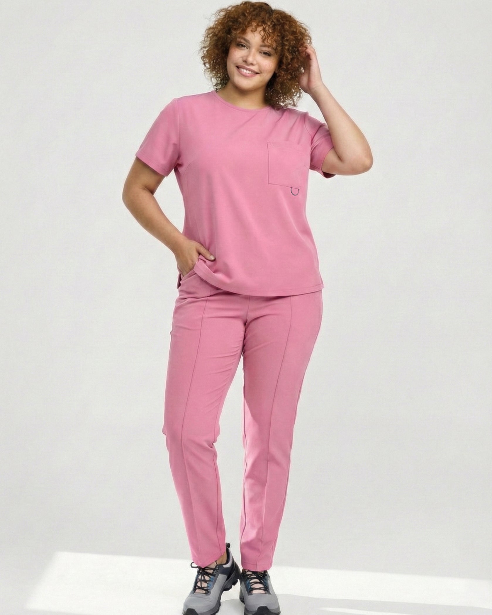 FLOW Rose Dust Scrub Top - Image 5