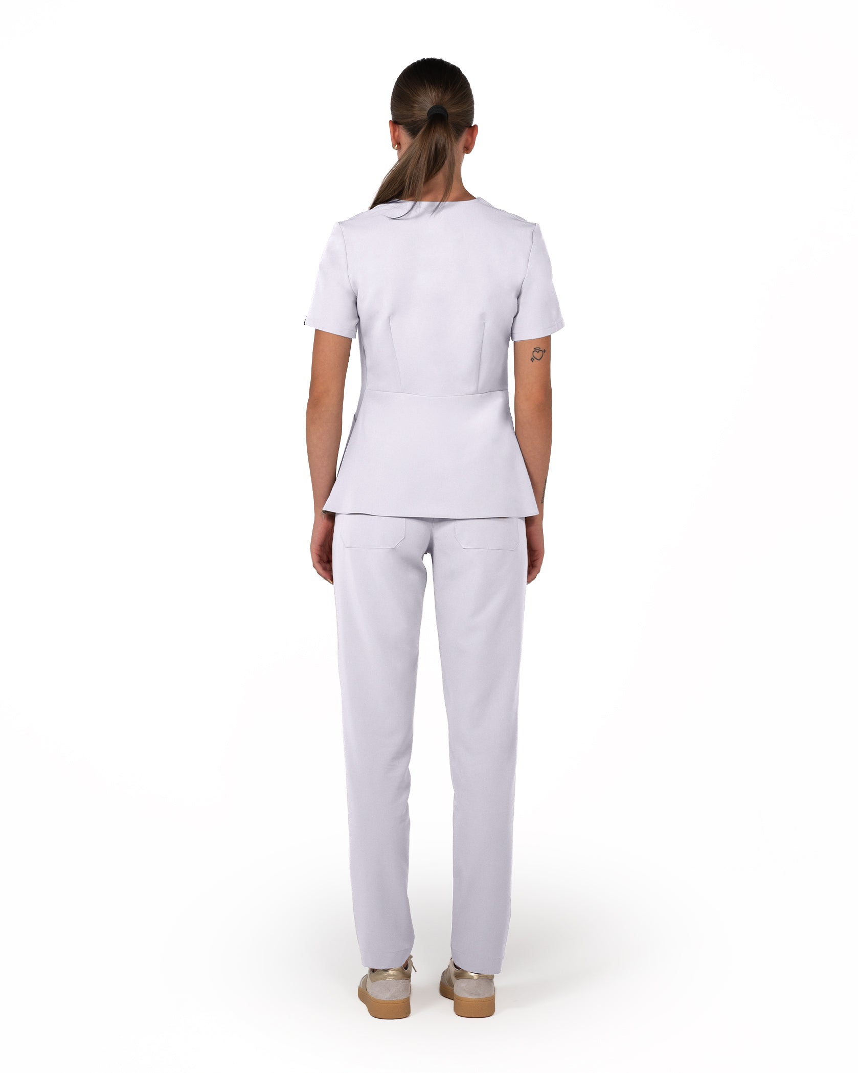 OPAL White Scrub Top - Image 5