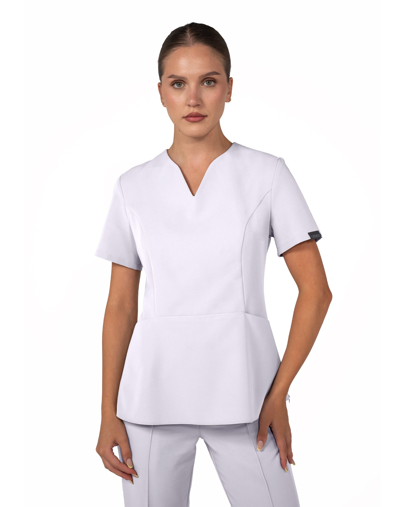 OPAL White Scrub Top - Image 3