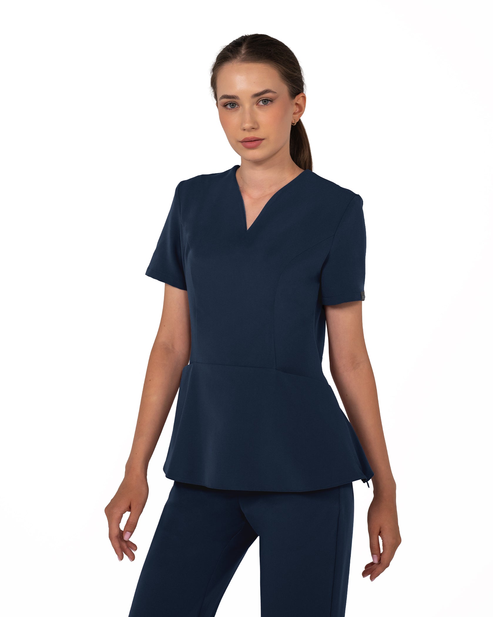 OPAL Navy Scrub Top - Image 3