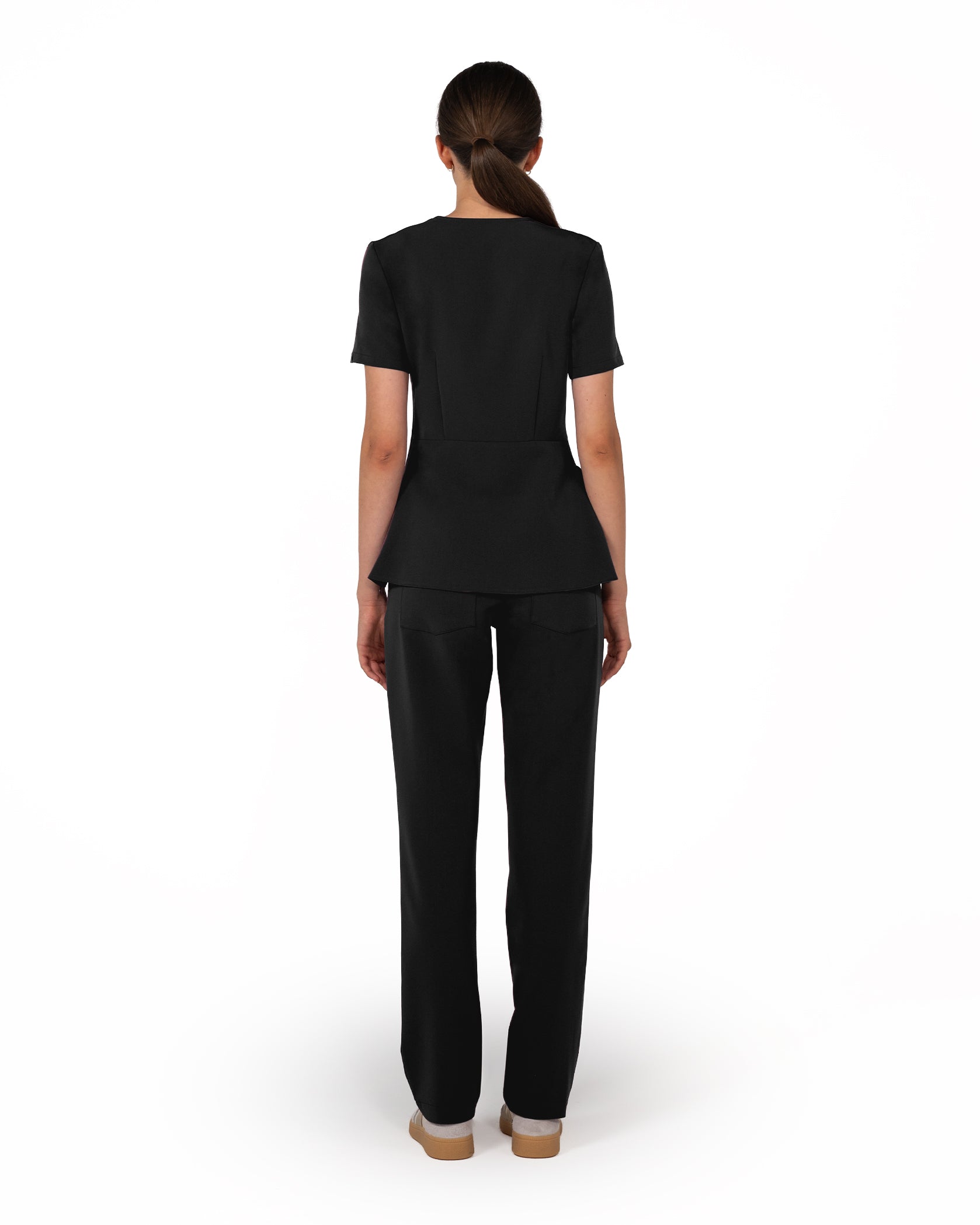 OPAL Black Scrub Top - Image 5