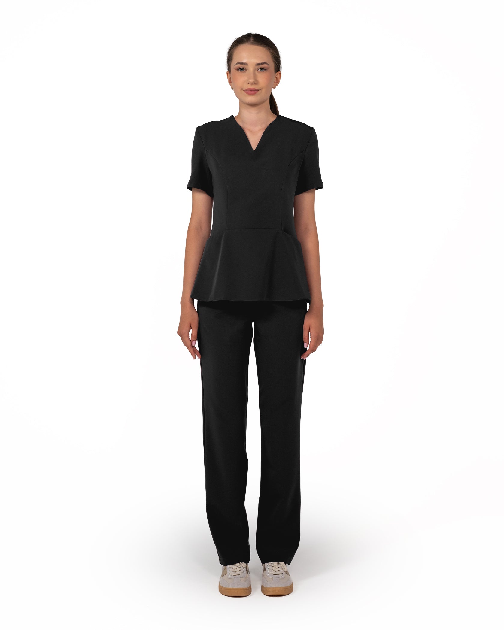 OPAL Black Scrub Top - Image 4
