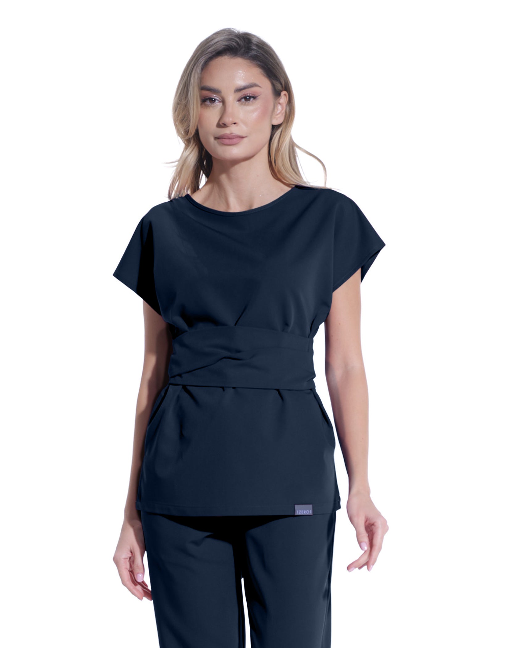 CELESTE navy medical top - Image 3