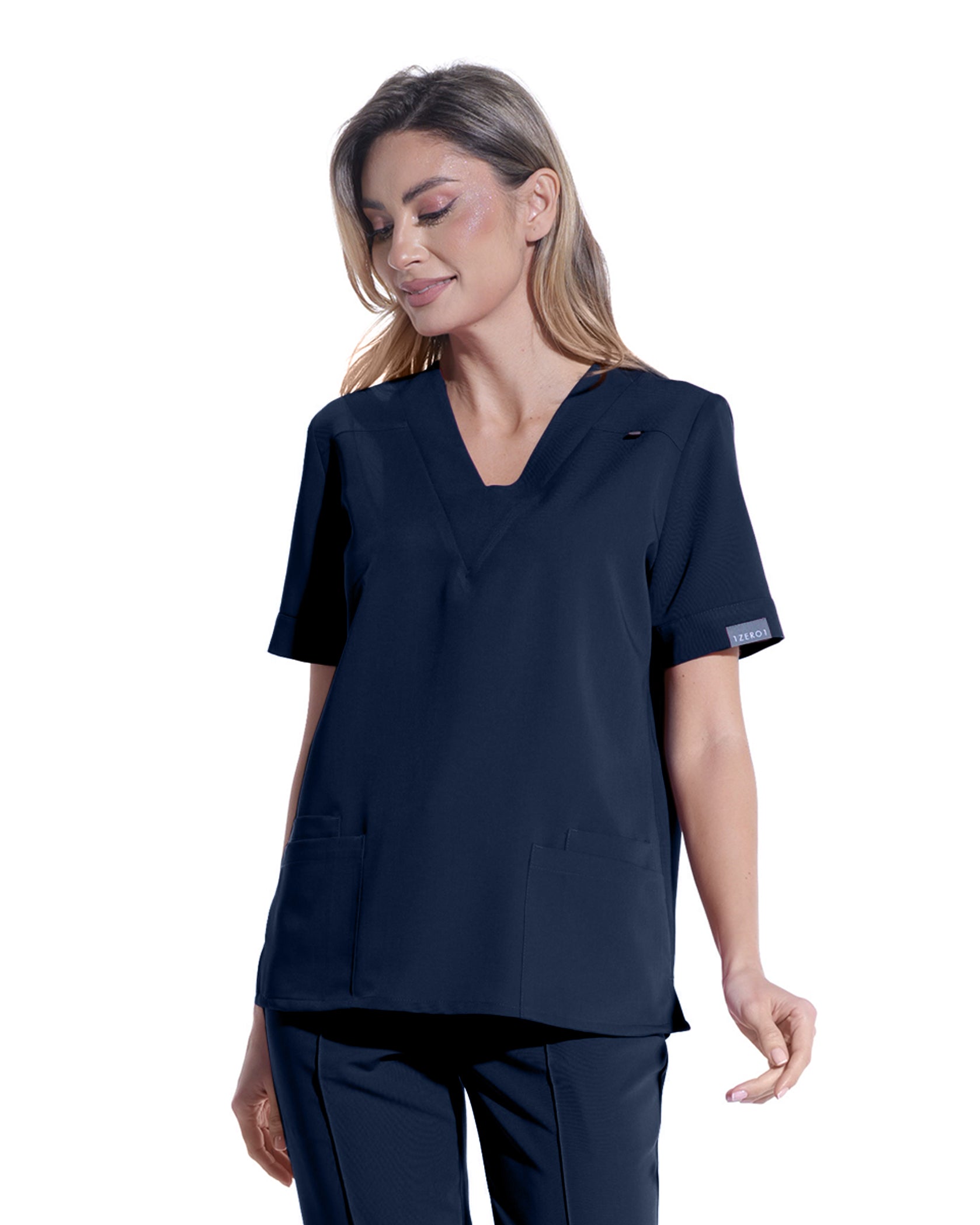 VERSO Medical Blouse navy - Image 3