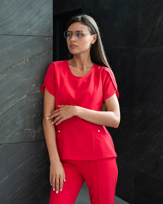 PETALI Rot Kasack