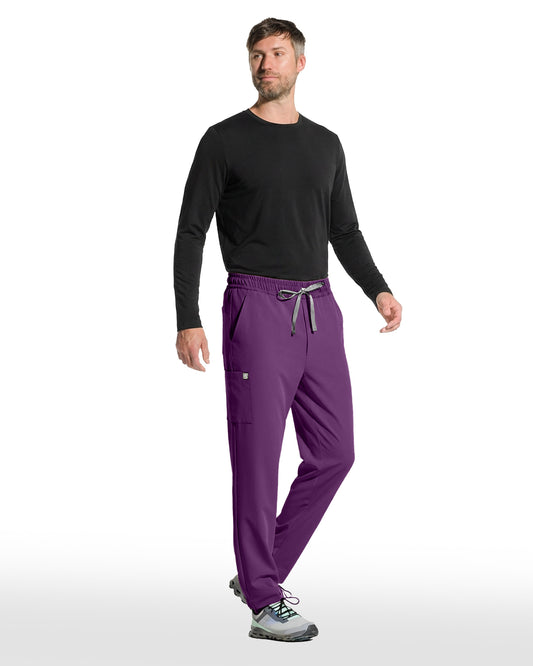 Pantaloni medicali barbati FORM plum