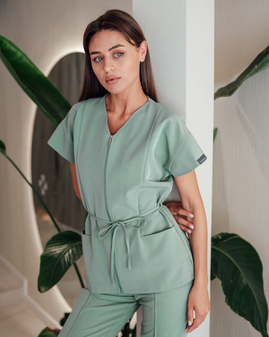 ROSA Jade Scrub Top
