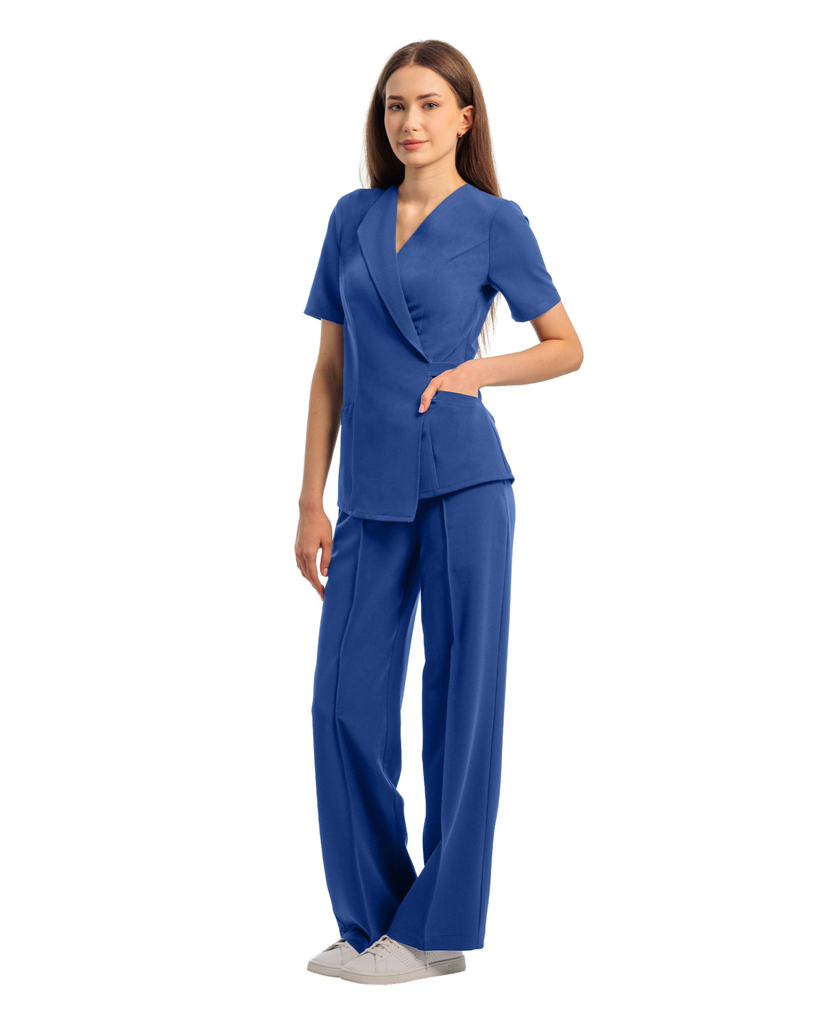 Damen Scrub-Set STUDIO Royal Blue