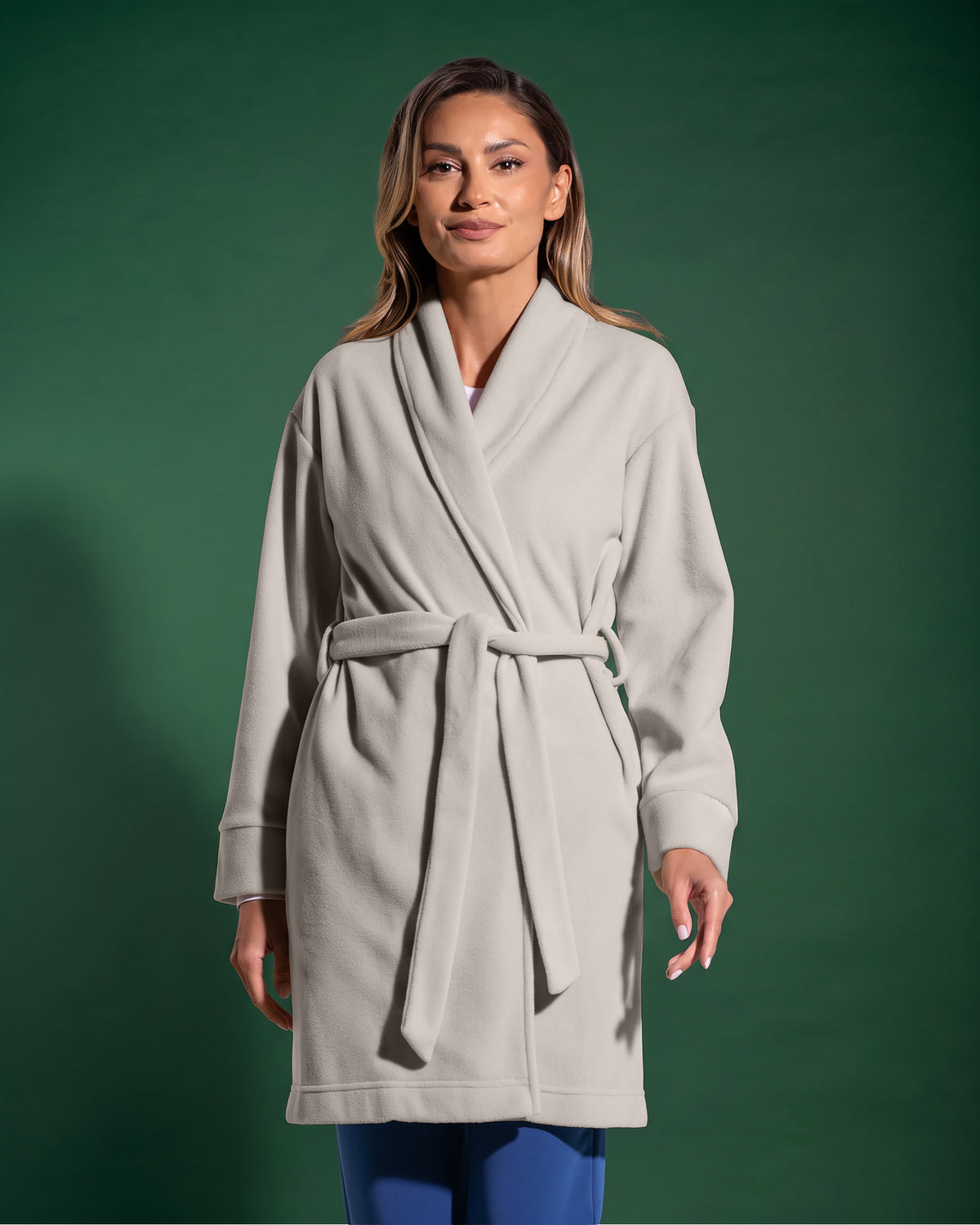 Women's SOFT greige medical Coat