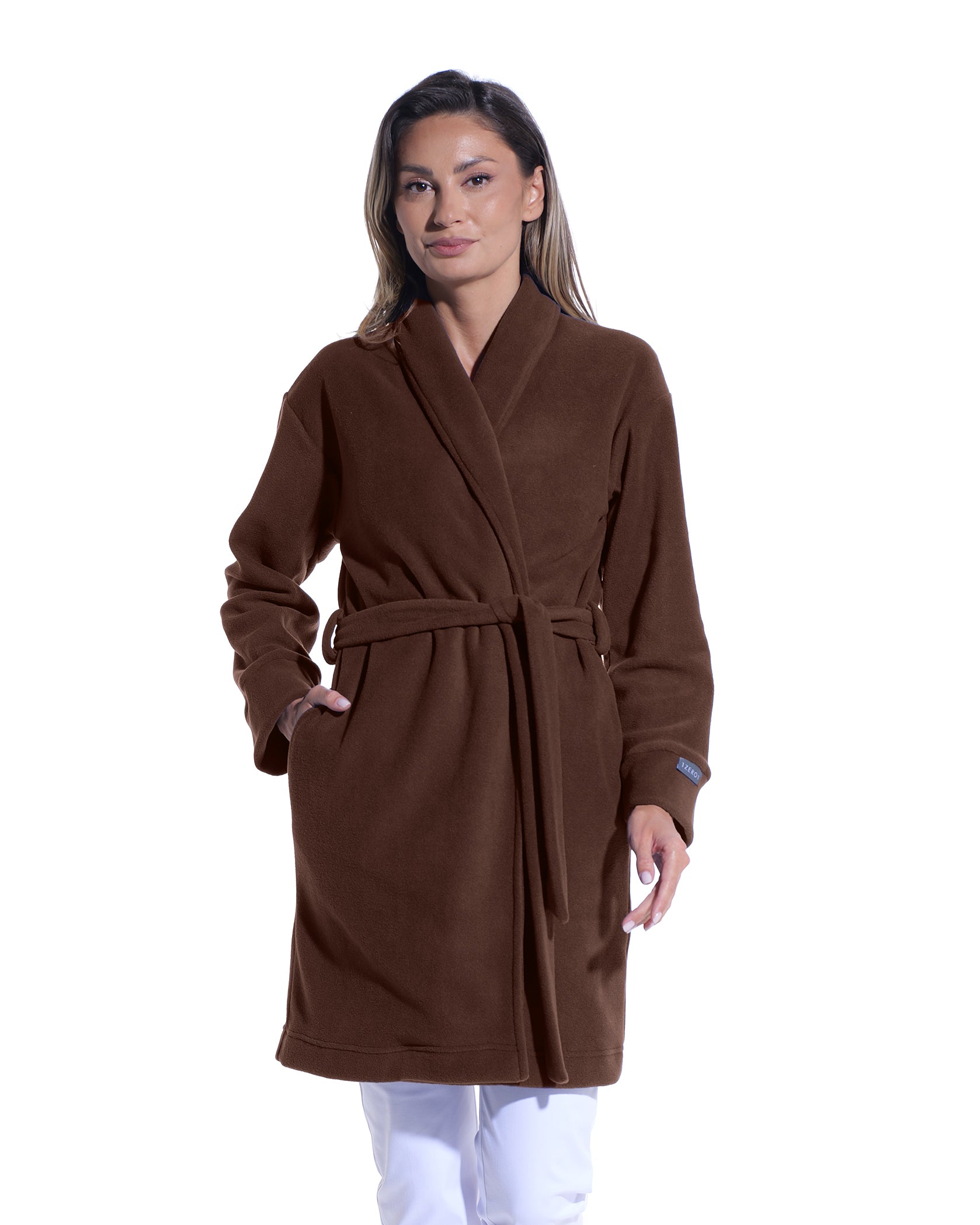 Halat medical dama SOFT mocha - Detail Nahaufnahme