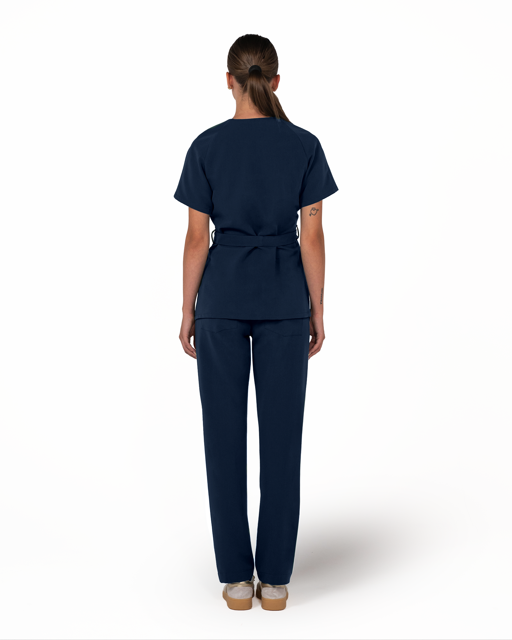 TRINA Navy Scrub Top - Image 4