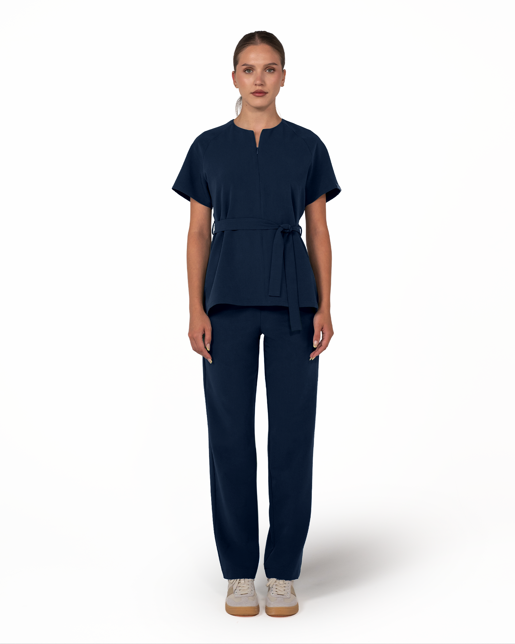 TRINA Navy Scrub Top - Image 5