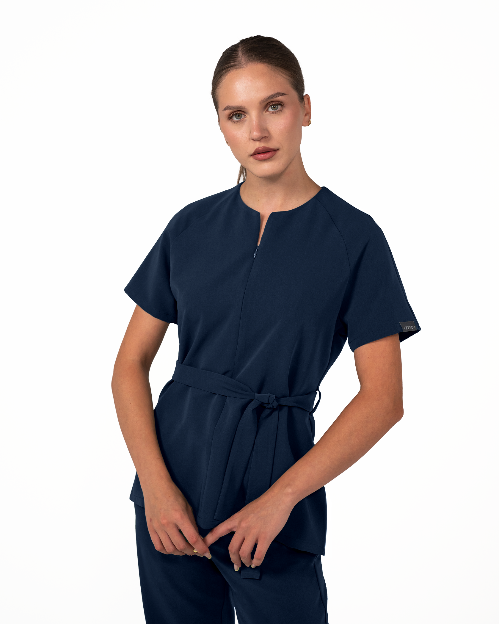 TRINA Navy Scrub Top - Image 3