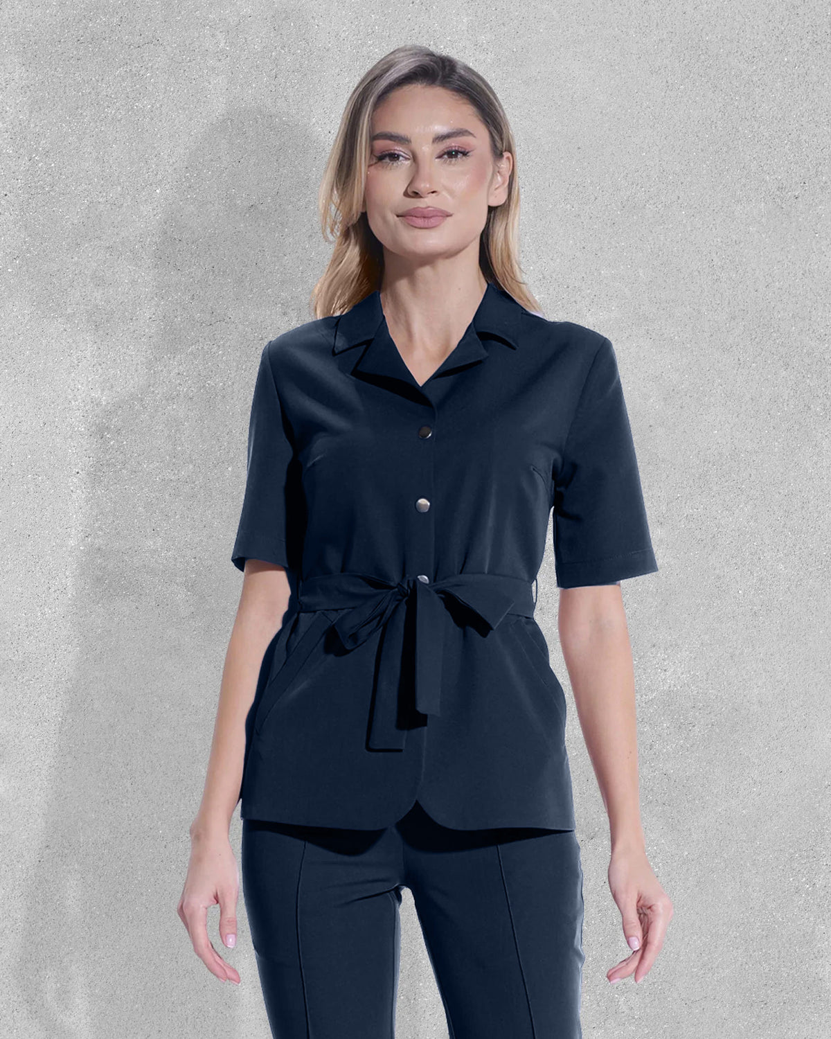 VENUS navy medical blouse