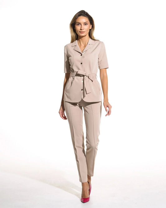 VENUS Latte Scrub Top