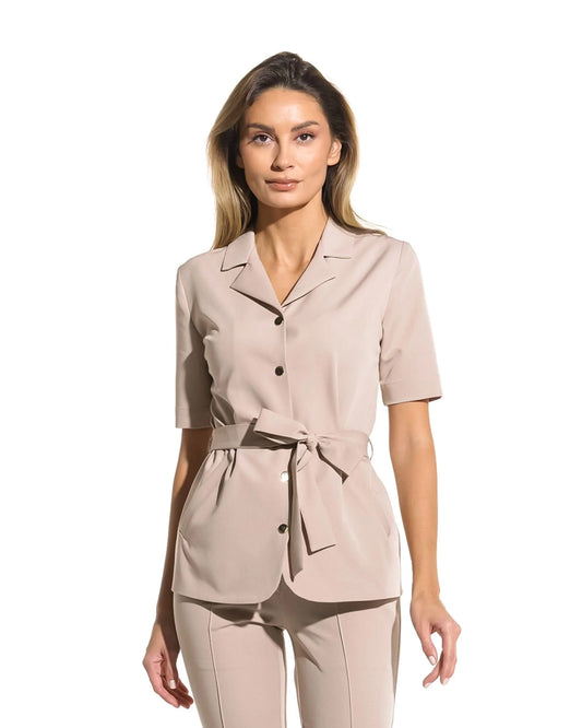 VENUS Latte Scrub Top