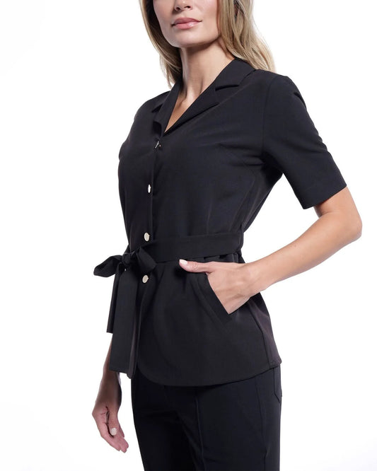 VENUS Black Scrub Top