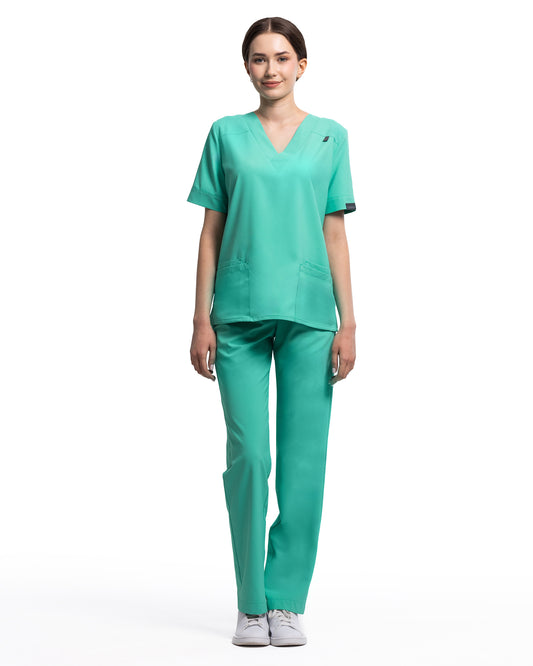 VERSO Aqua Scrub Top