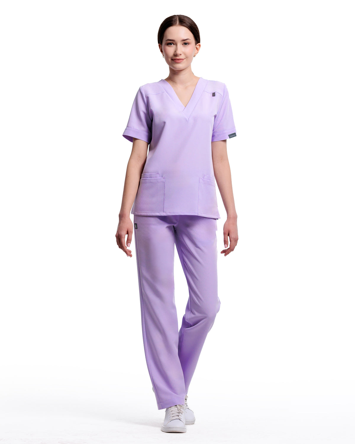 VERSO Lilac Scrub Top